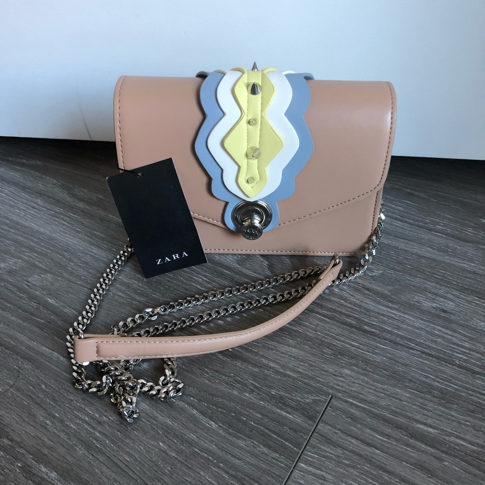 Zara Statement Clutch with Chain Strap